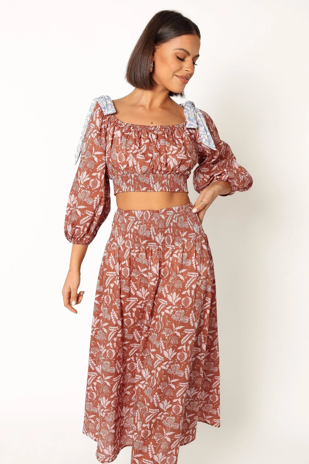 Maryette Top - Cinnamon