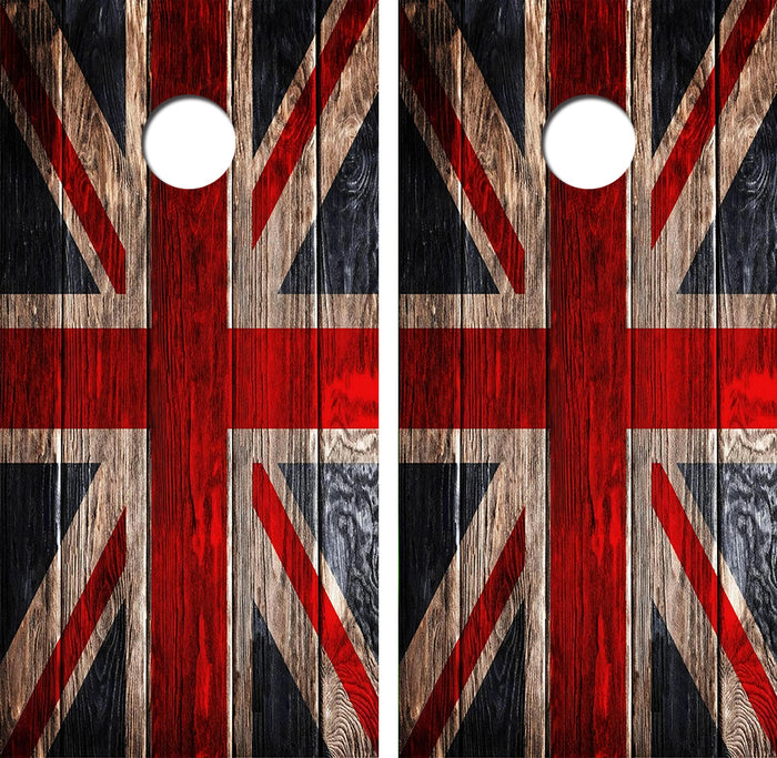 British Flag Cornhole Design