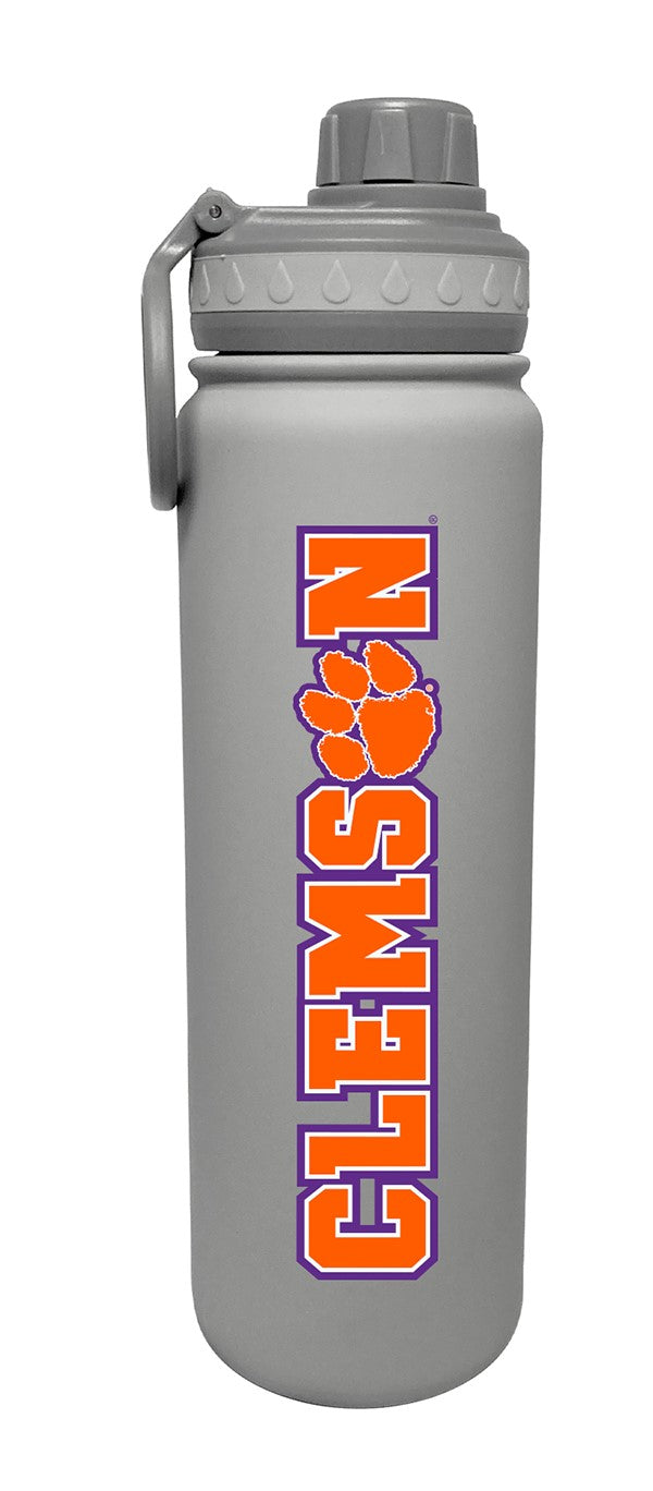 Clemson Tigers 24oz Stainless Steel Water Bottle
