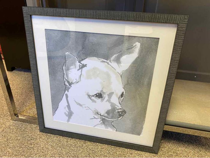Framed Print: "Modern Dog III"