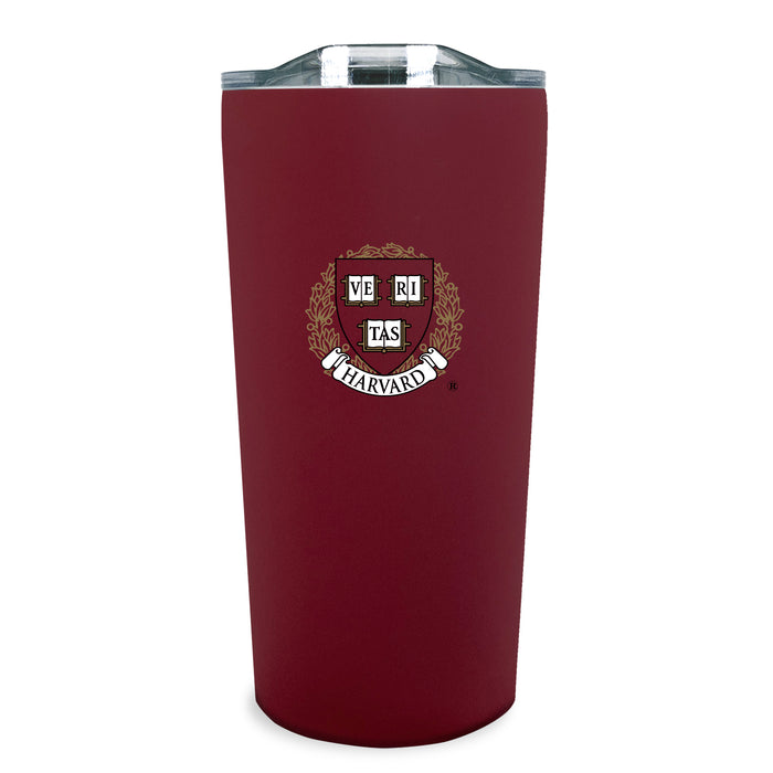 Harvard Crimson 18oz Stainless Soft Touch Tumbler