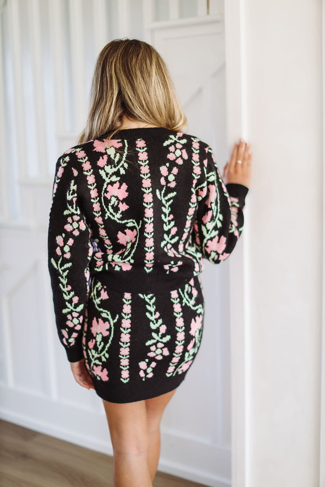 More to Come Knit Mini Skirt - Black