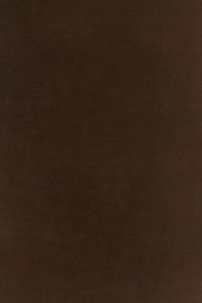 Kennedy High Neck Midi Dress - Chocolate