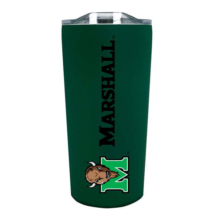 Marshall Thundering Herd 18oz Stainless Soft Touch Tumbler