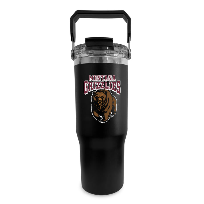 Montana Grizzlies 32oz Stainless Bucket Handle Tumbler
