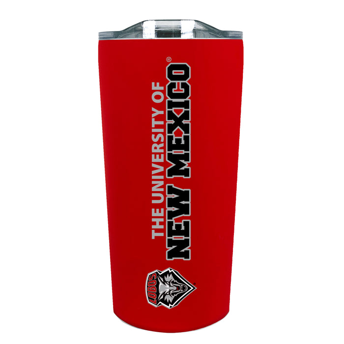 New Mexico Lobos 18oz Stainless Soft Touch Tumbler