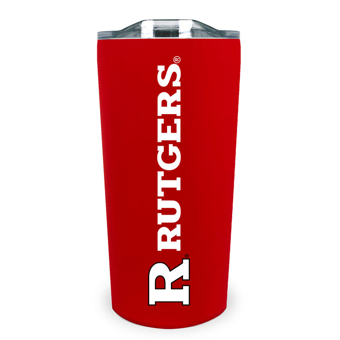 Rutgers Scarlet Knights 18oz Stainless Soft Touch Tumbler