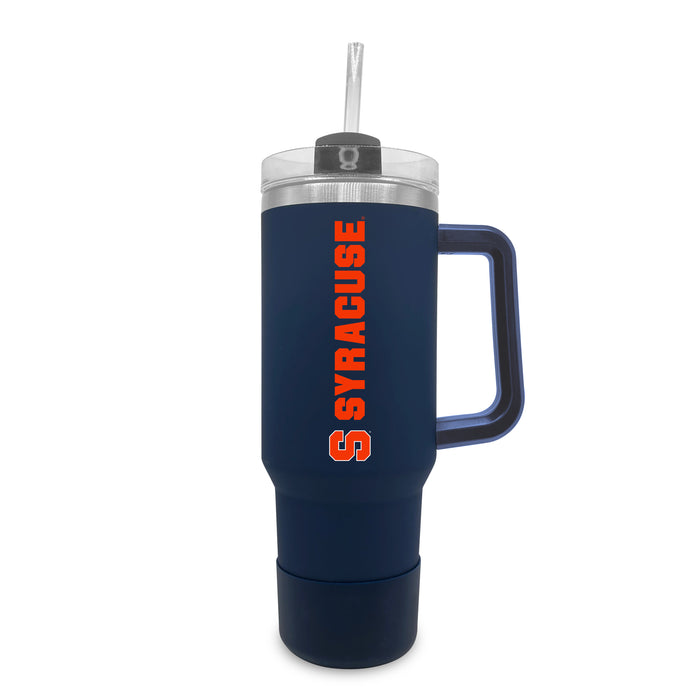 Syracuse Orange 40oz Stainless Tumbler w/Removable Straw