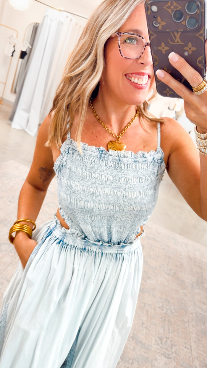 The Lumen Dress-Denim