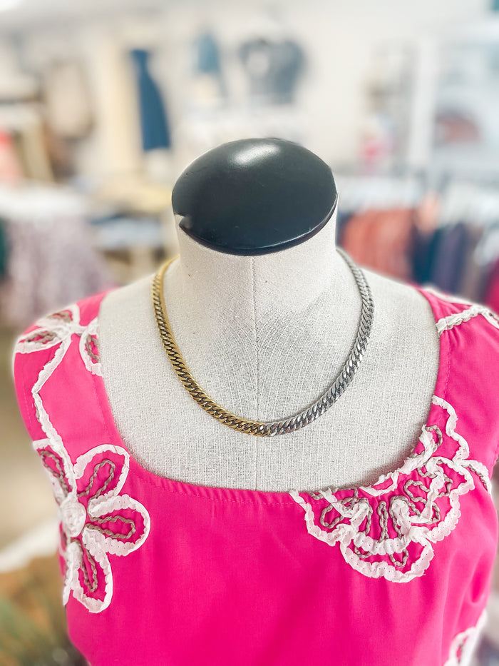 Two Toned Chain Necklace