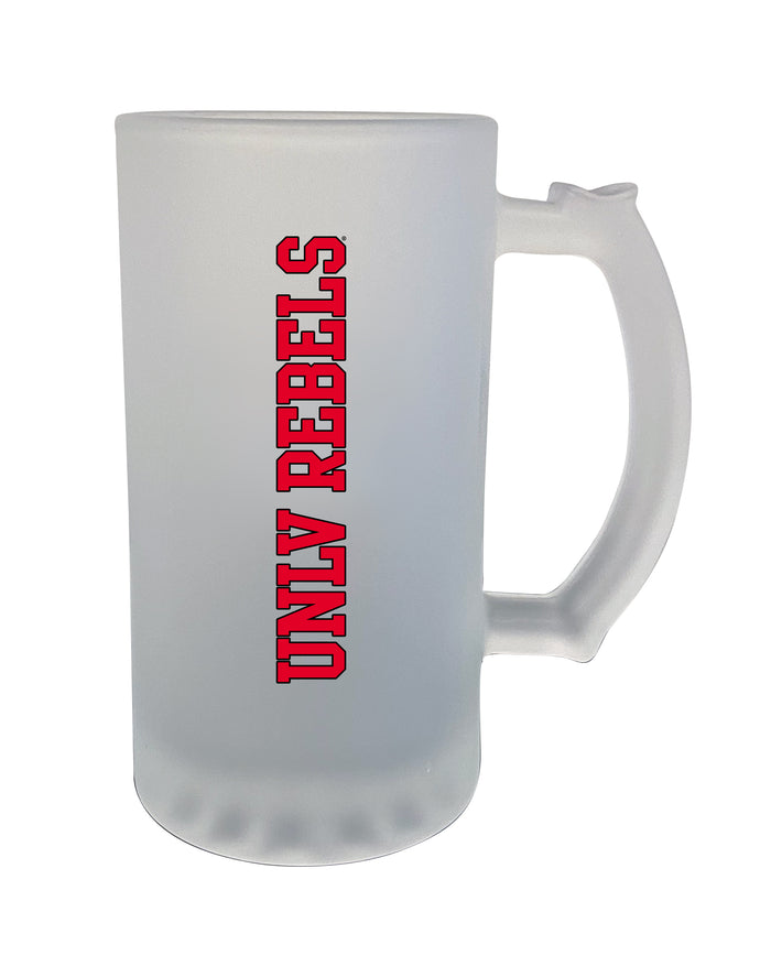 UNLV Rebels 16oz Frosted Glass Mug