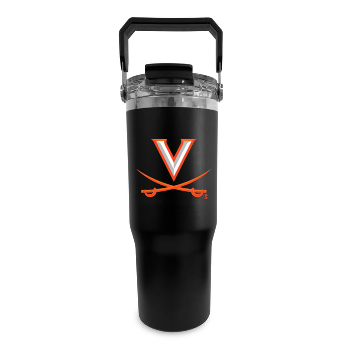 Virginia Cavaliers 32oz Stainless Bucket Handle Tumbler