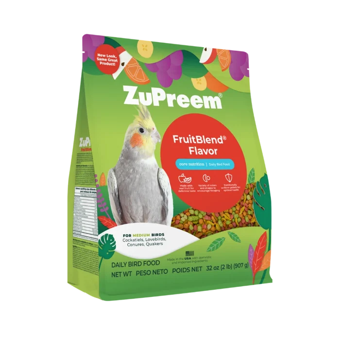 Zupreem Fruit Blend for Medium Birds