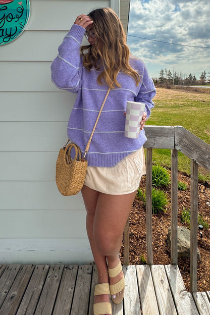 Beige High Waist Tiered Flare Skirt