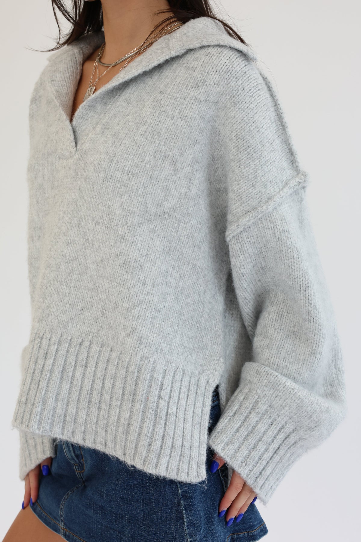Lizzie Sweater in Grey