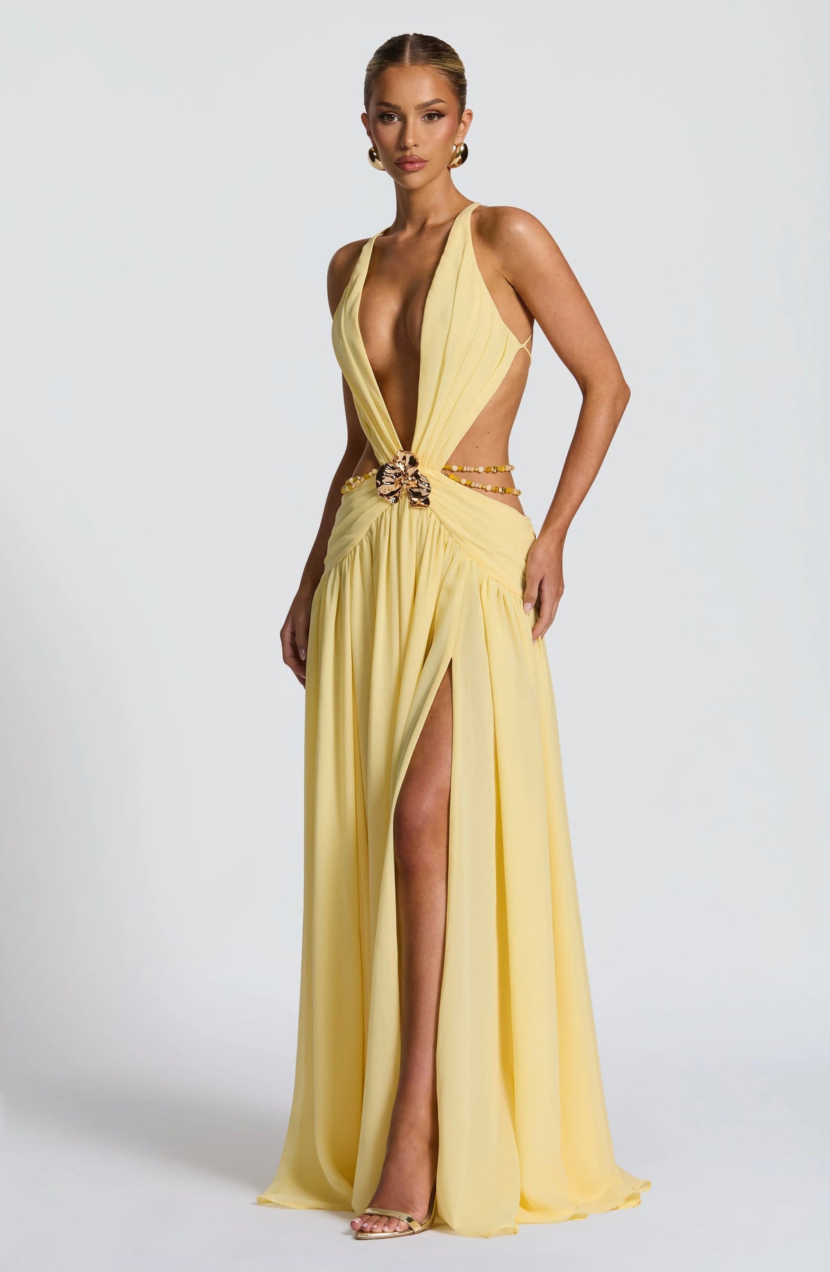 Indianna Maxi Dress - Lemon