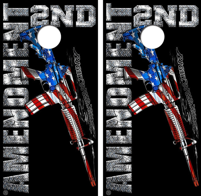 2nd Amendment Cornhole Design