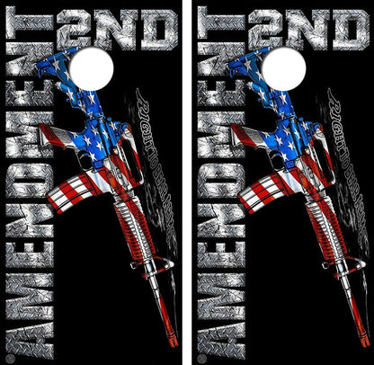 2nd Amendment Cornhole Design