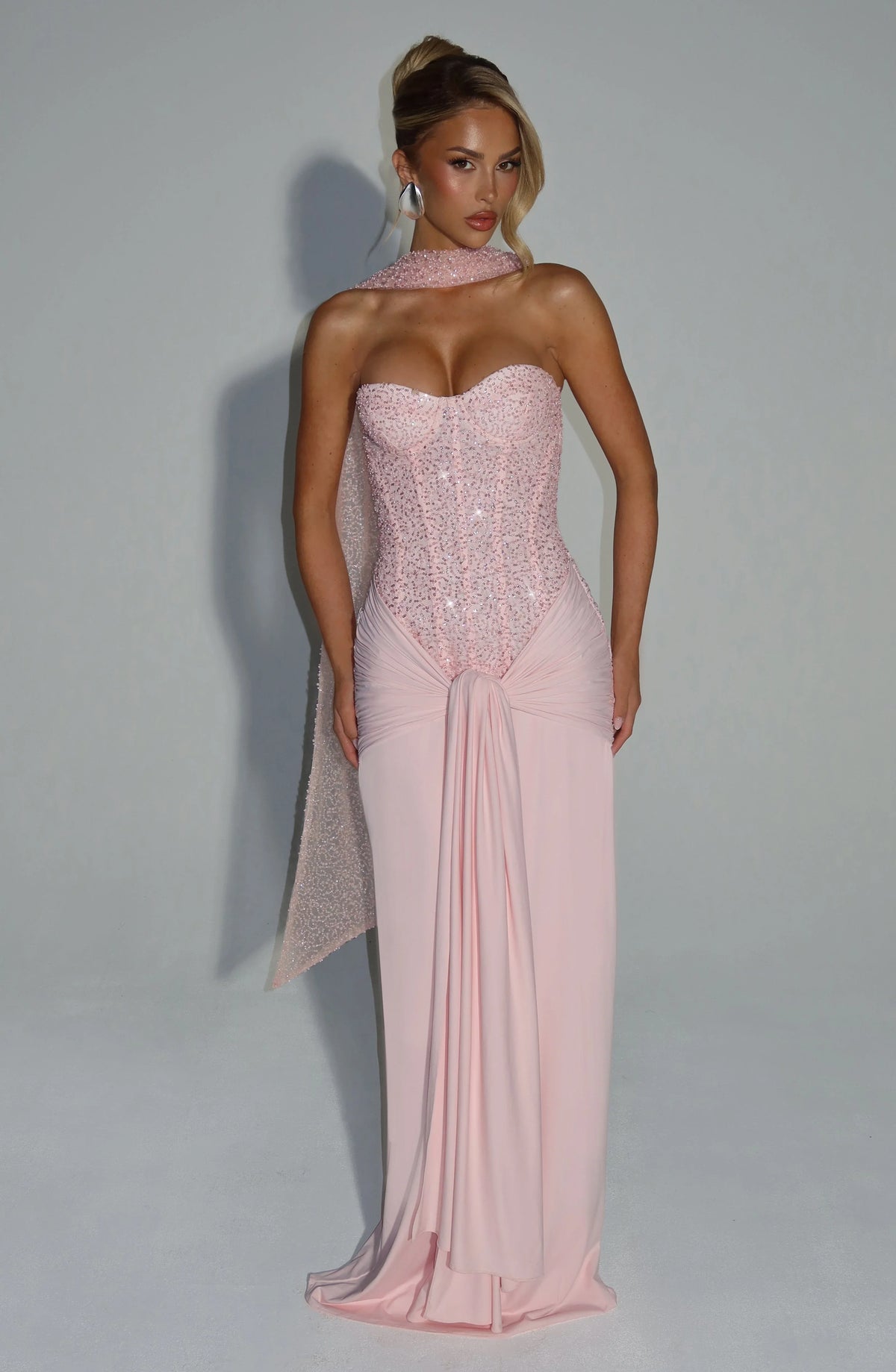 Carina Maxi Dress - Blush