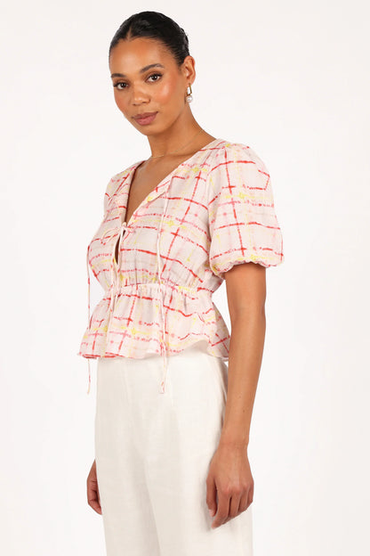 Pippi Top - Sunset Check
