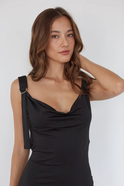 Blake Cowl Back Mini Dress