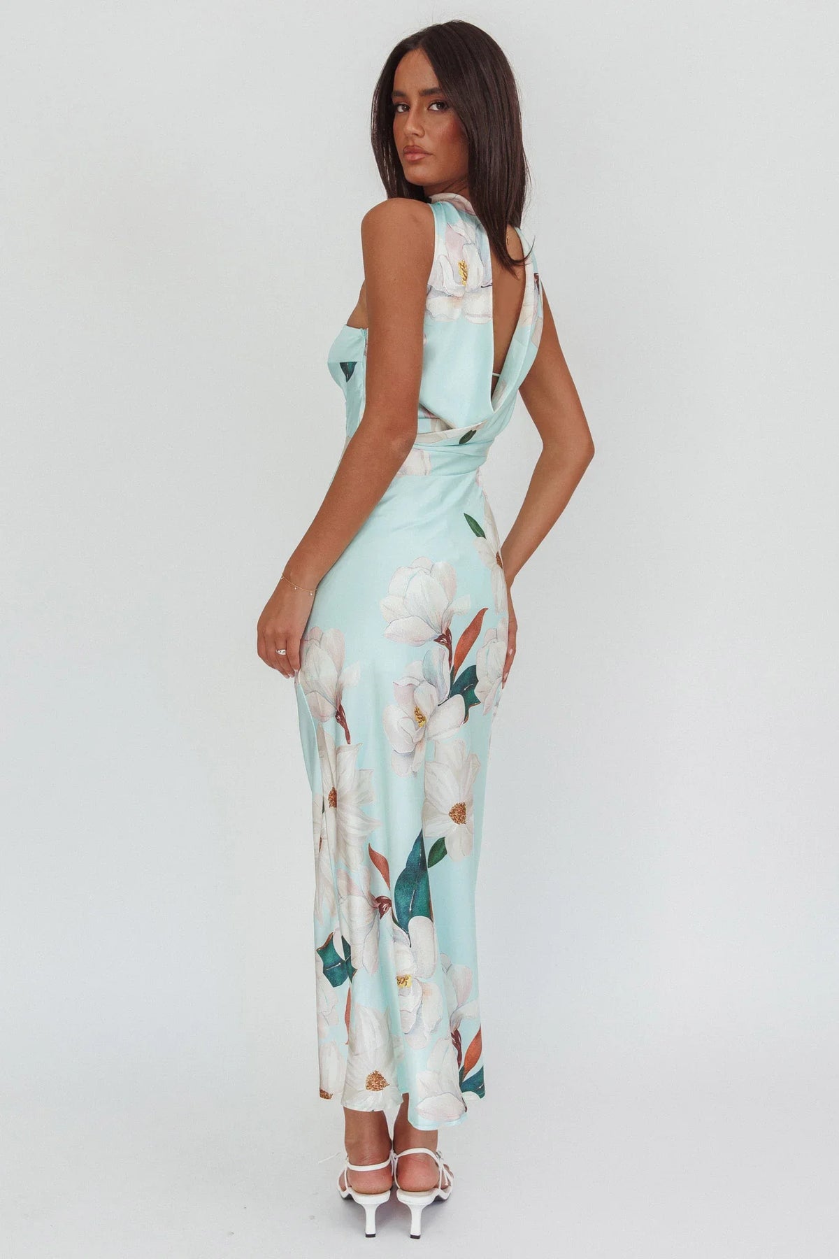 Damsel Reverse Halter Maxi Dress Magnolia Mint