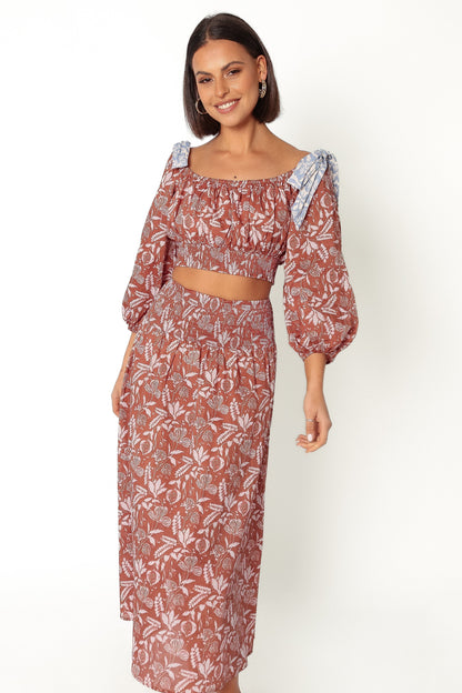 Maryette Top - Cinnamon