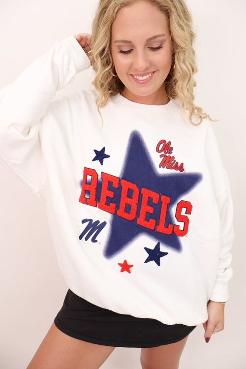 Ole Miss Rebels Star Sweatshirt