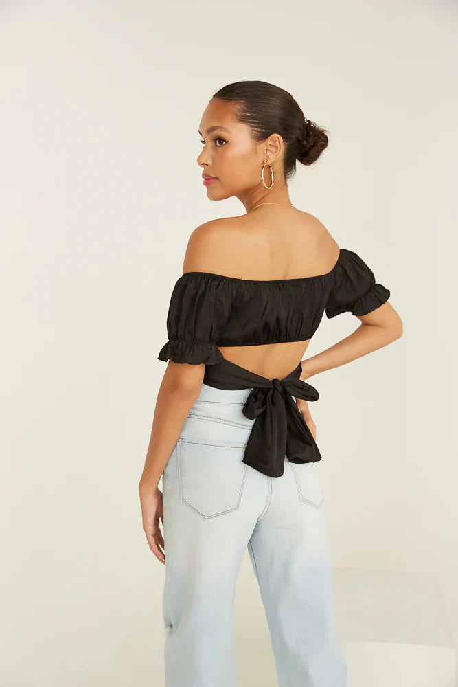 Mara Puff Crop Top