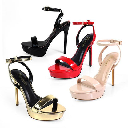 Luxury Cupid Heels Black