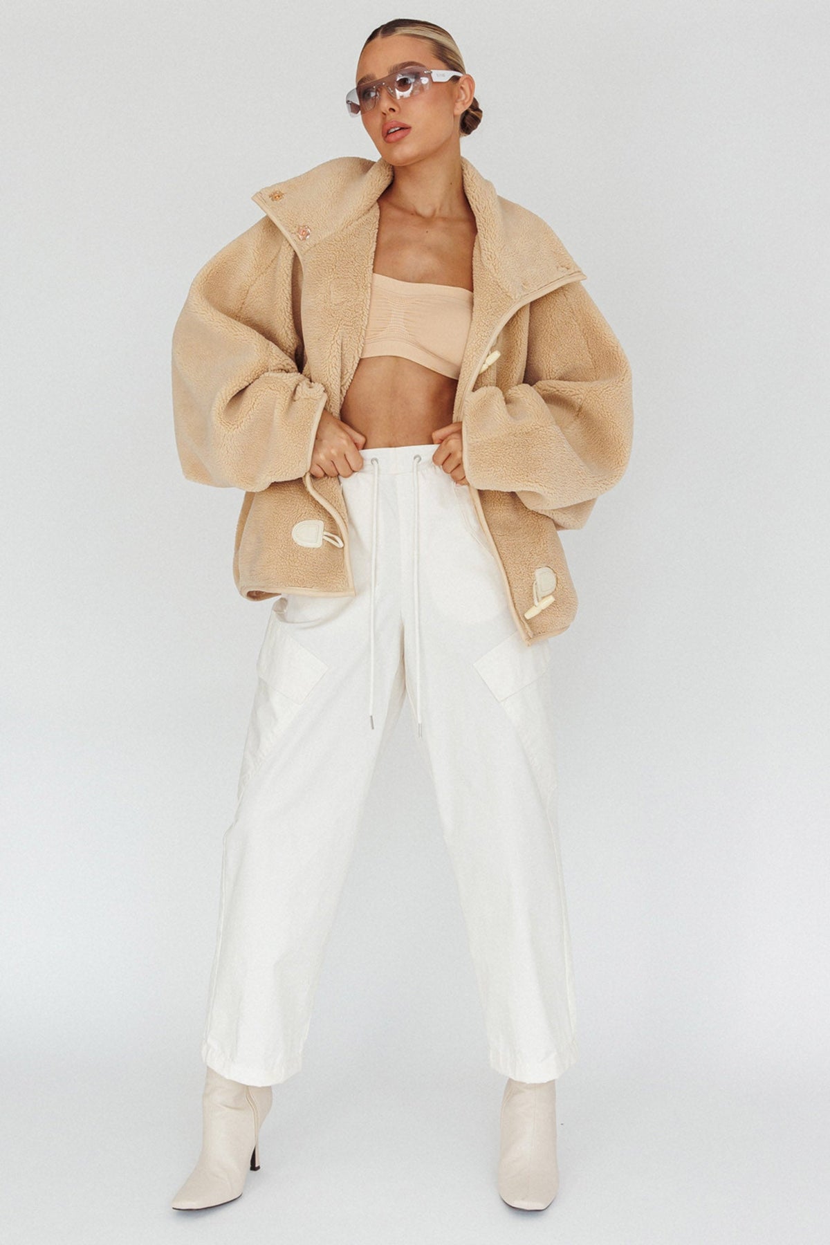 Cambra Toggle Jacket Cream