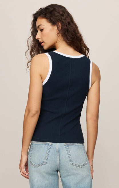 Sirena Contrast Rib Tank