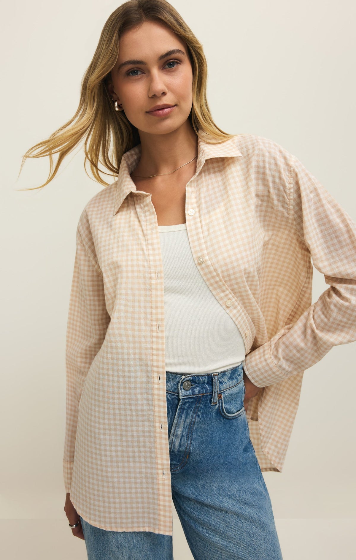 Seaport Gingham Button Up