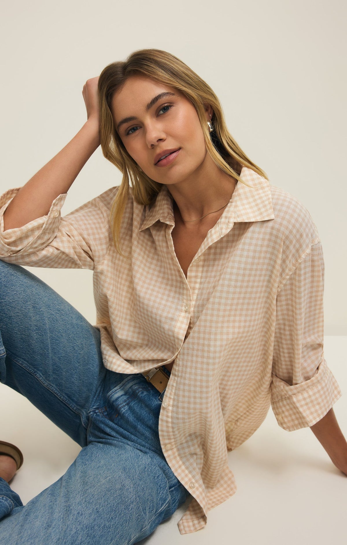 Seaport Gingham Button Up