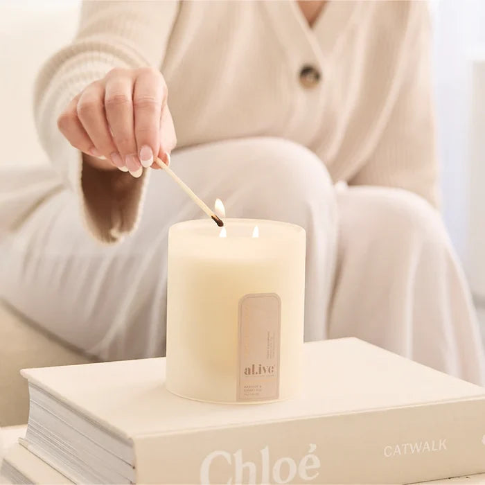 al.ive Soy Candle - Sea Cotton & Coconut