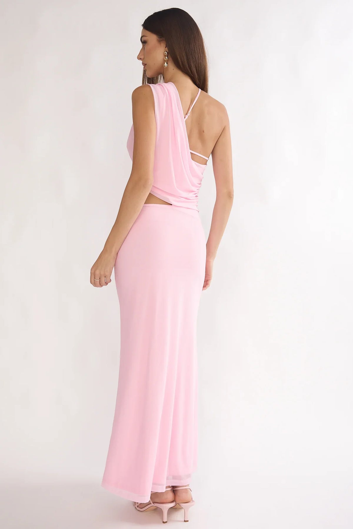 Out Loud Cut-Out Drape Maxi Dress Cheek