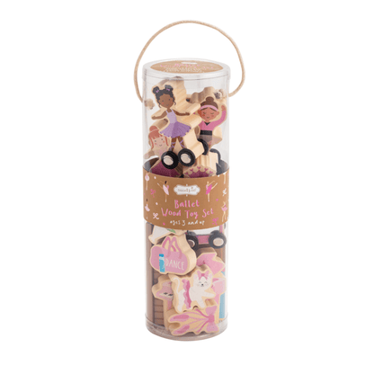 Ballet Wood Toy Set