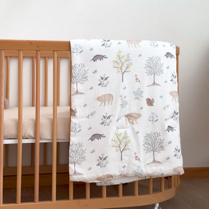 Bamboo Baby Duvet - Woodland Citrus