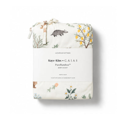 Bamboo Baby Duvet - Woodland Citrus