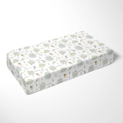 Bamboo Crib Sheet - Safari Wonders