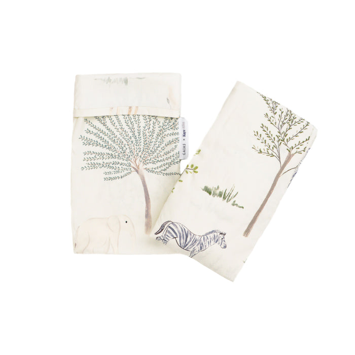 Bamboo Crib Sheet - Safari Wonders
