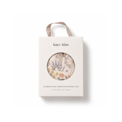 Bamboo Luxe Swaddle Set - Secret Garden