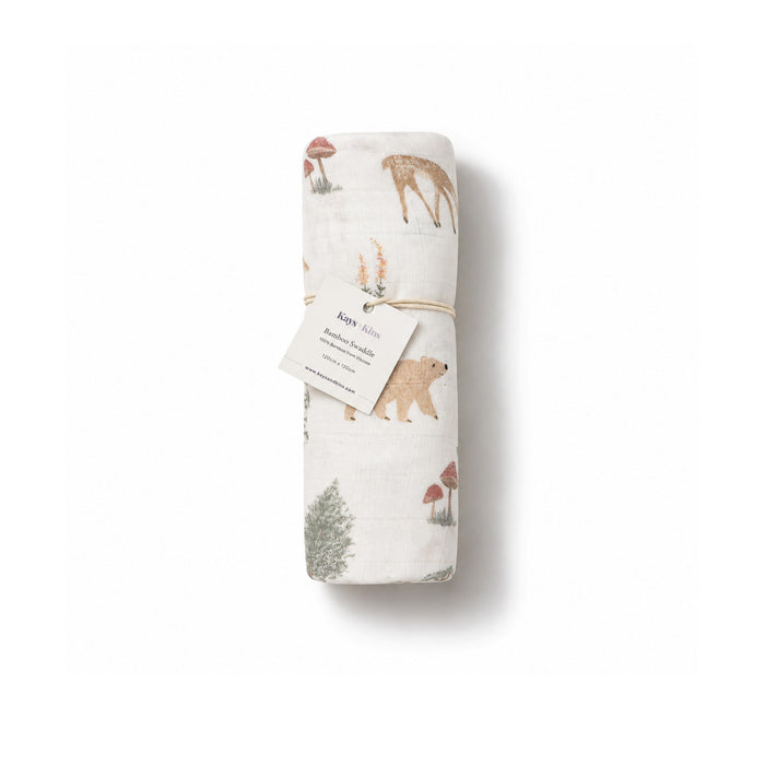 Bamboo Swaddle - Forest Animal