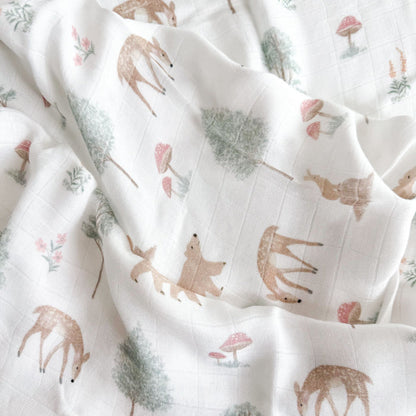 Bamboo Swaddle - Forest Animal