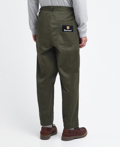 Barbour x Maison Kitsuné Cargo Trousers Uniform Green