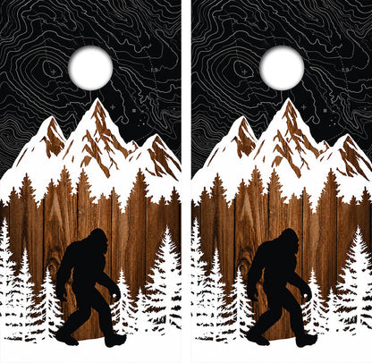 Big Foot Cornhole Design