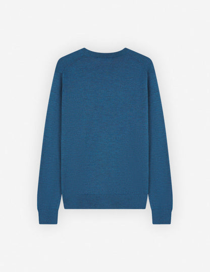Bold Fox Head Patch Regular Jumper Sapphire