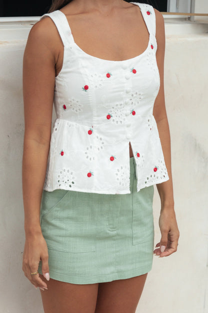 Estelle Top - White