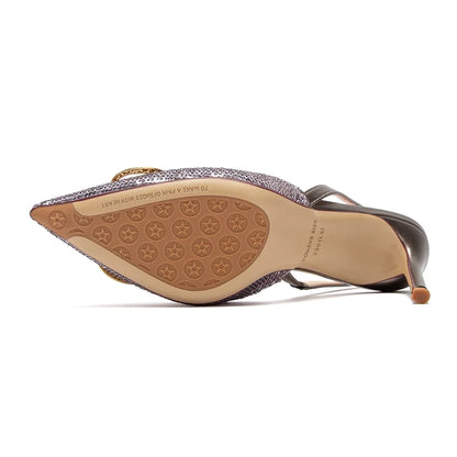 CH Logo Signature Slingback Pumps Inspired By Valentino
