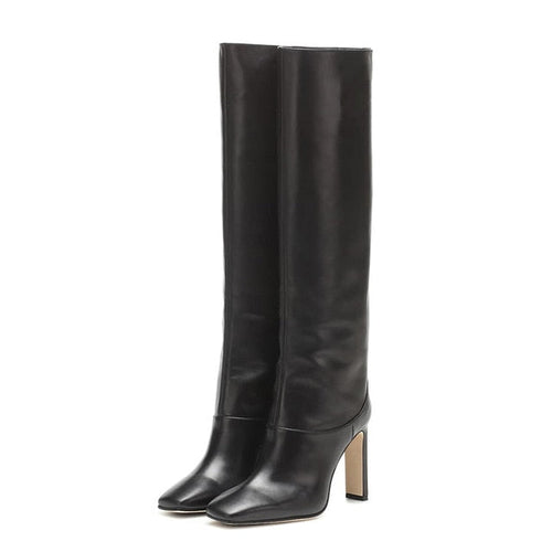 Clearance - Classic Black High Heel Boots